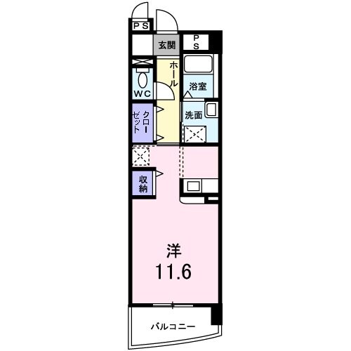 ミッションヒルズの物件間取画像