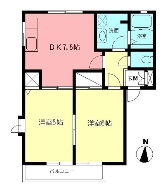 シャトル湘南の物件間取画像