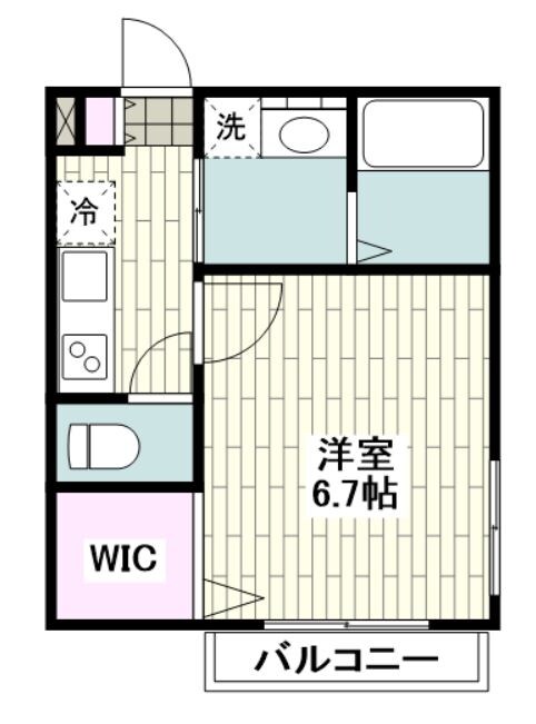 グリーンテラスIIIの物件間取画像