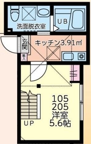 uniks二俣川の物件間取画像