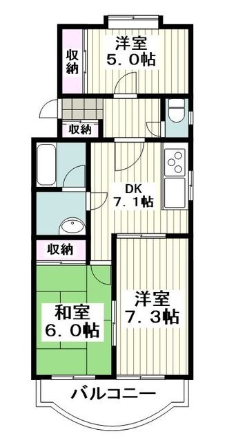 クレセール湘南の物件間取画像