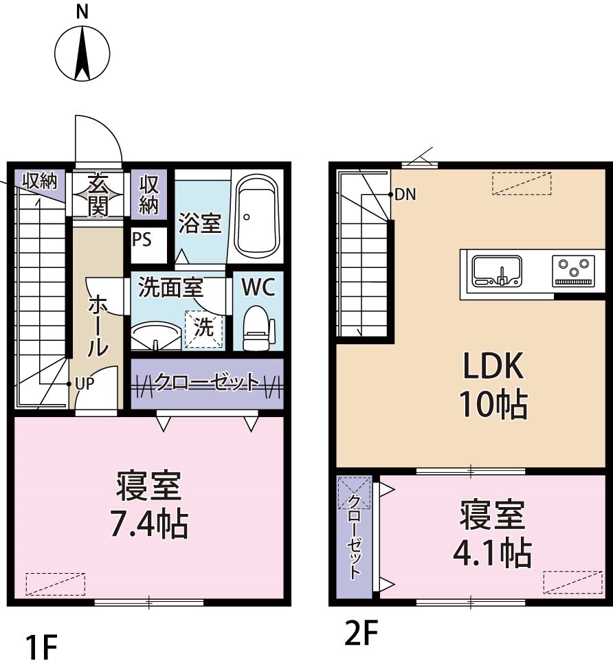 Grand Reve C棟の物件間取画像