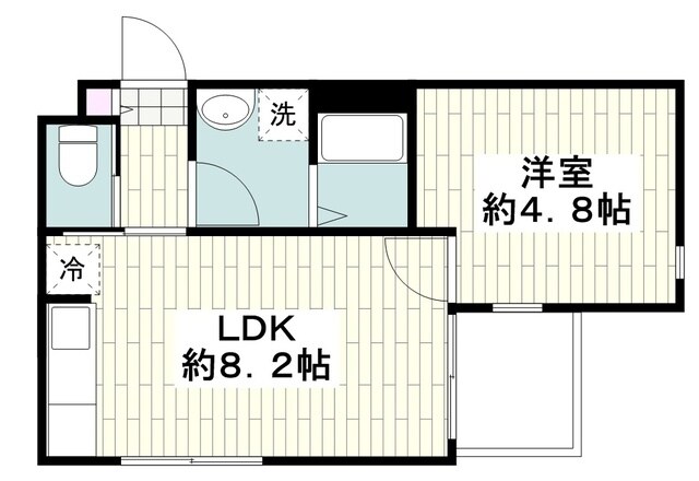 パティオ湘南の物件間取画像