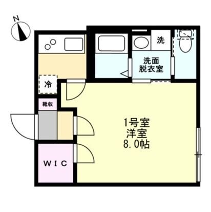 ベイルームサザン茅ケ崎の物件間取画像