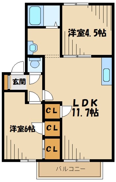 フレンド高橋の物件間取画像