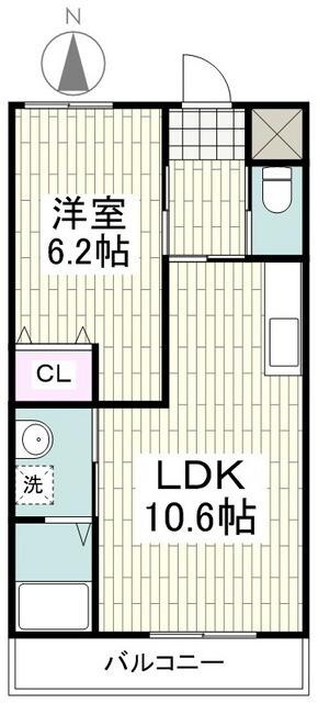 クレシアの物件間取画像