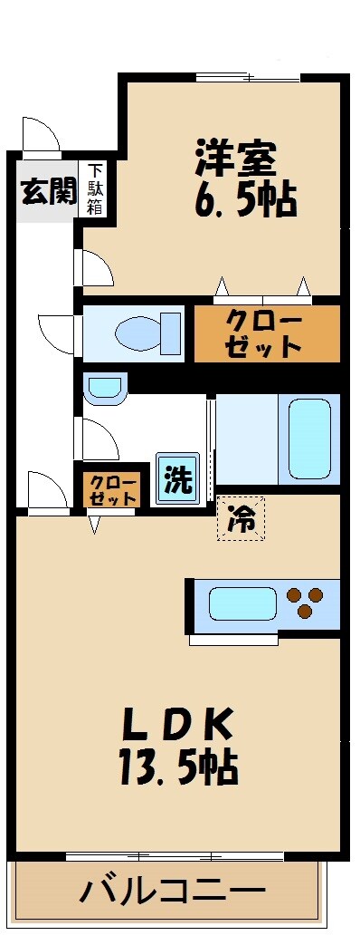 クルベルクの物件間取画像