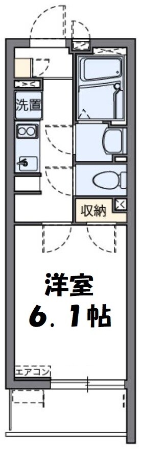 クレイノアンジュの物件間取画像