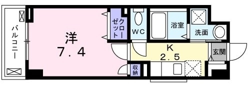 エーデルワイスの物件間取画像