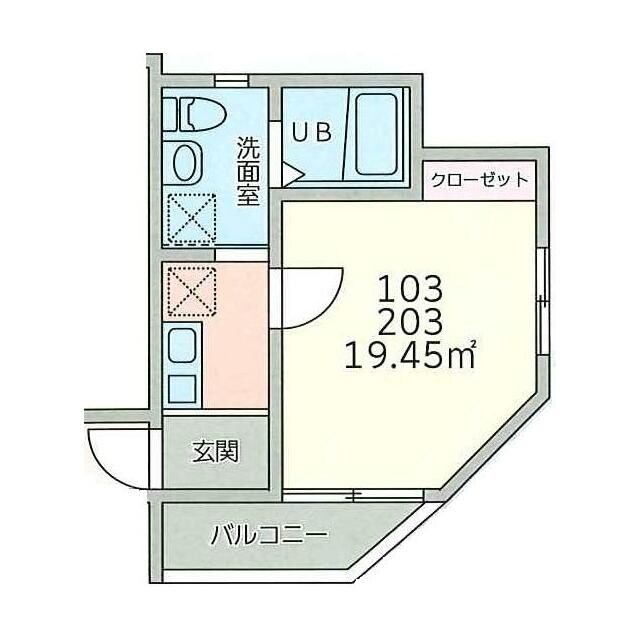 ＦＩＯＲＥ三ッ沢の物件間取画像