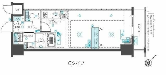 フェニックス新横濱クアトロの物件間取画像