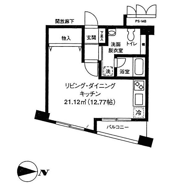 グランドゥール日吉の物件間取画像