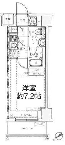 スパシエ東神奈川の物件間取画像