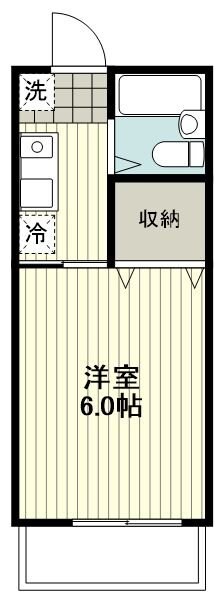 コーポエルムの物件間取画像