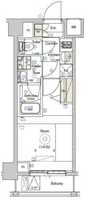 SYFORME　TSUNASHIMAの物件間取画像