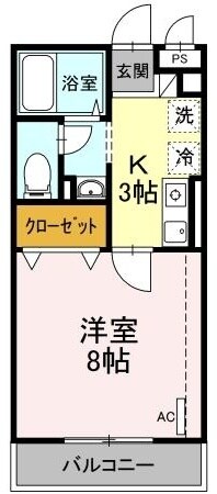 アムール大倉山　A棟の物件間取画像