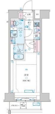 GENOVIA新子安の物件間取画像