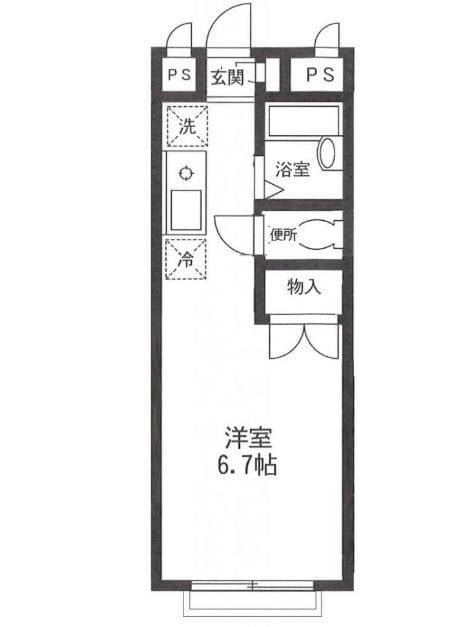 エステートピアオザキの物件間取画像