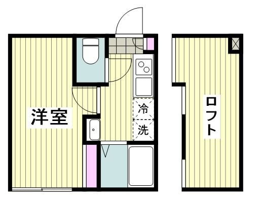 アザーレ・パッシオ横浜Bの物件間取画像