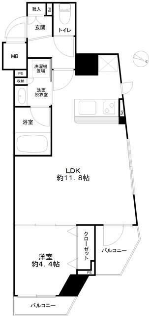 フェニックス新横濱クアトロの物件間取画像