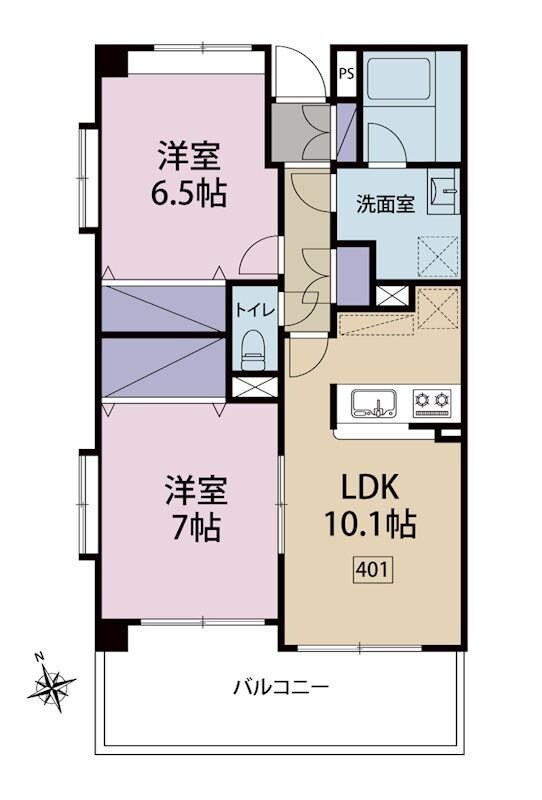 エマーレ新川崎の物件間取画像