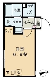 シンシアハイツ白楽の物件間取画像