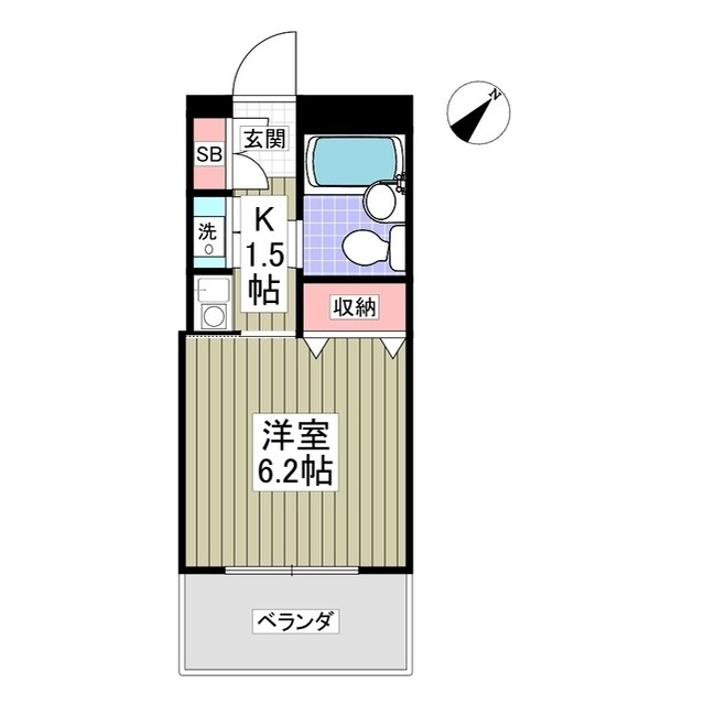 サーカス菊名の物件間取画像