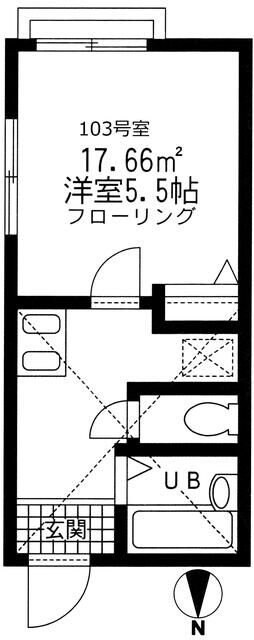 モンステラ入江の物件間取画像