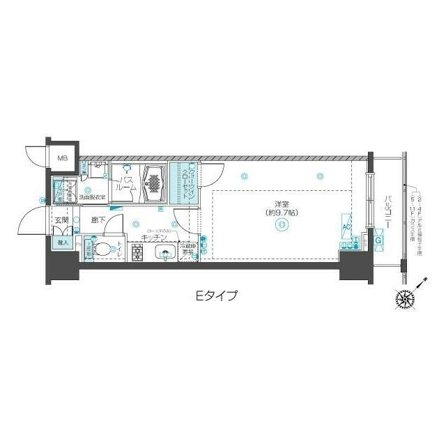 フェニックス新横濱クアトロの物件間取画像