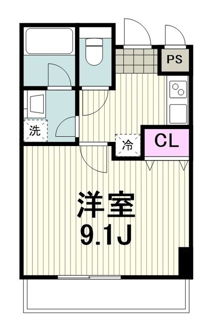 ＩＳグランデ小机Ａの物件間取画像