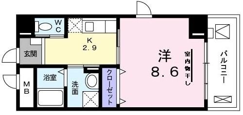 グランサージュコヤスの物件間取画像