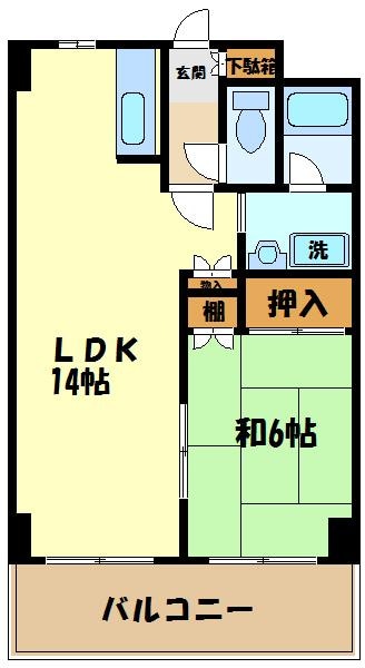 サニーウィステリアの物件間取画像