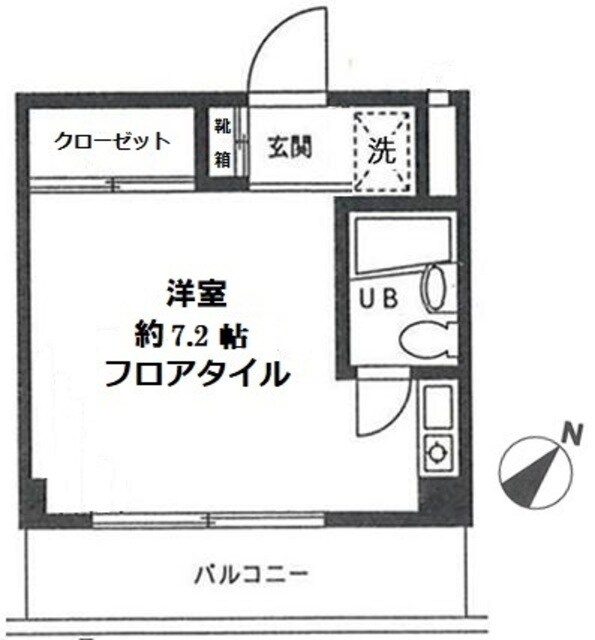 ドーミィー綱島の物件間取画像