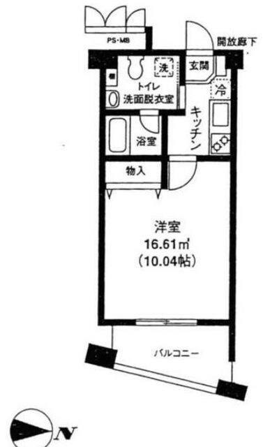 グランドゥール日吉の物件間取画像