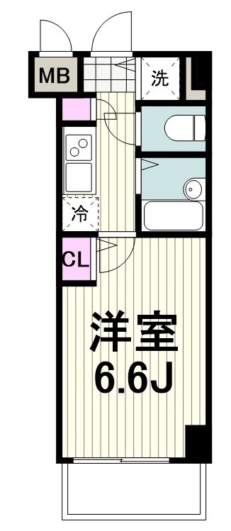 フェニックス新横濱エオールの物件間取画像