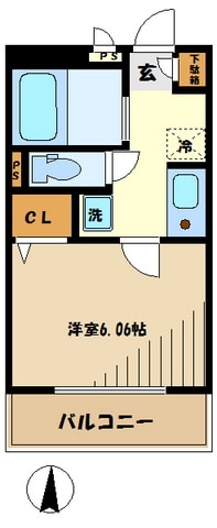 リブリ日吉西の物件間取画像