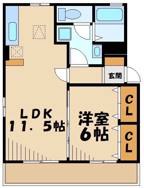 サニーコート　Ａの物件間取画像