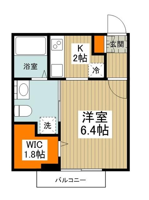 コンフォルトIIの物件間取画像