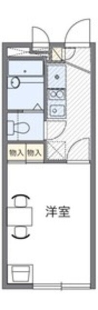 レオパレスメロディーの物件間取画像