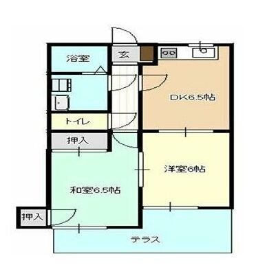 メゾンドグレイスの物件間取画像