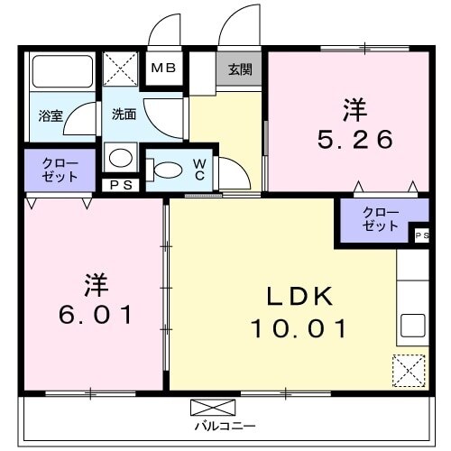 ヴィオラの物件間取画像