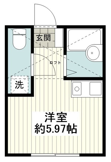 プラージュ鶴間の物件間取画像