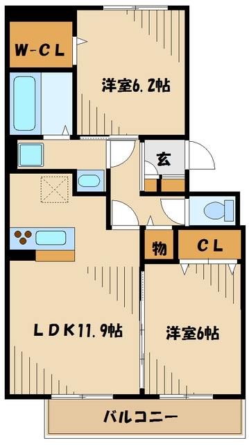 ロイヤルレジデンスの物件間取画像