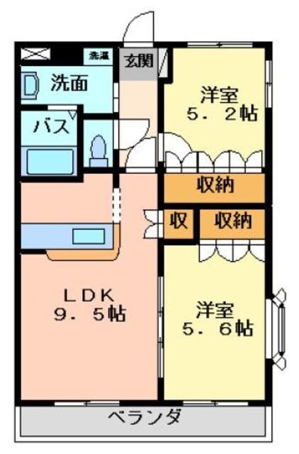 フィオーレの物件間取画像