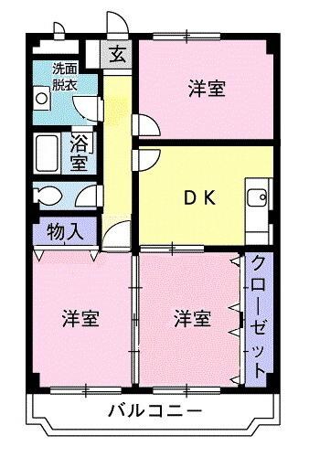 タウン泉の森IIの物件間取画像