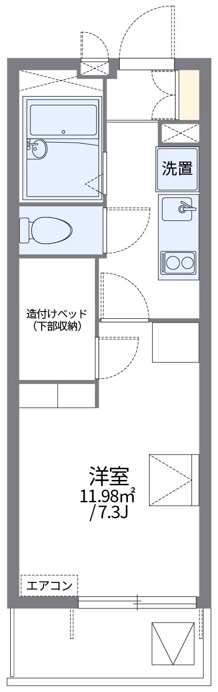 レオパレスハレ　マレコの物件間取画像