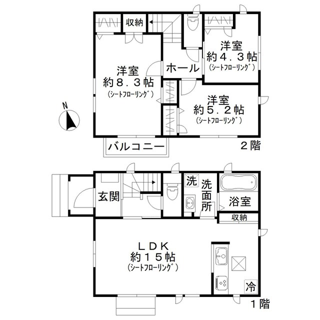 Ａｕｒａの物件間取画像