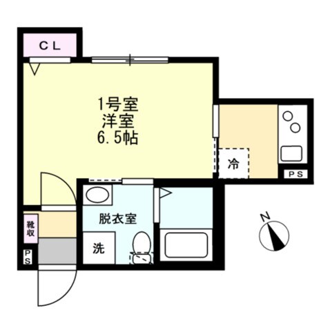 ベイルームスタイル湘南善行の物件間取画像