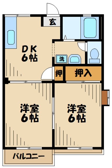 プレミアム相模台の物件間取画像