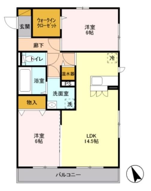 リベラマーロの物件間取画像